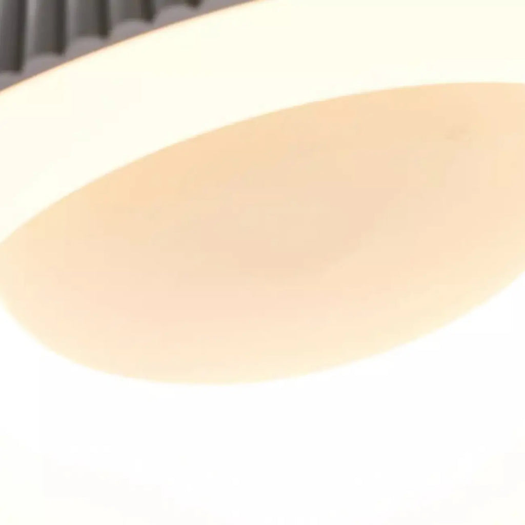 Plafonnier LED encastré rond évasé moderne à intensité variable