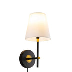 Applique murale contemporaine en métal et tissu, style minimaliste