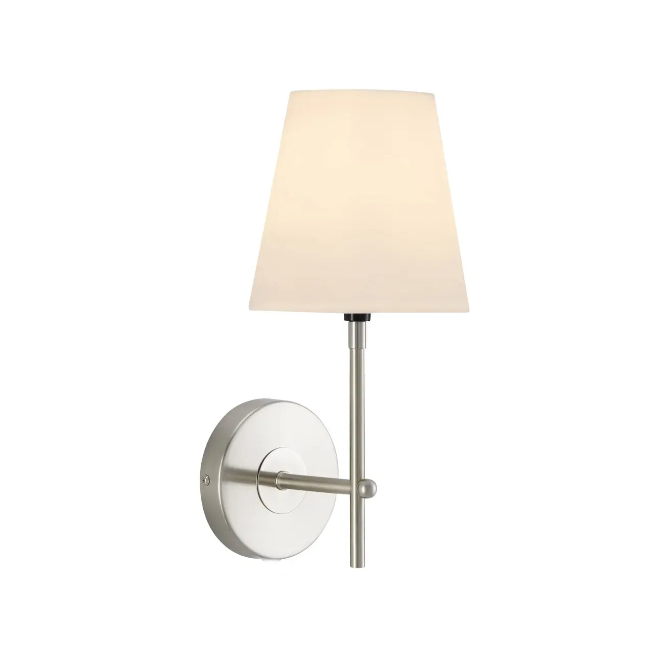 Applique murale contemporaine en métal et tissu, style minimaliste