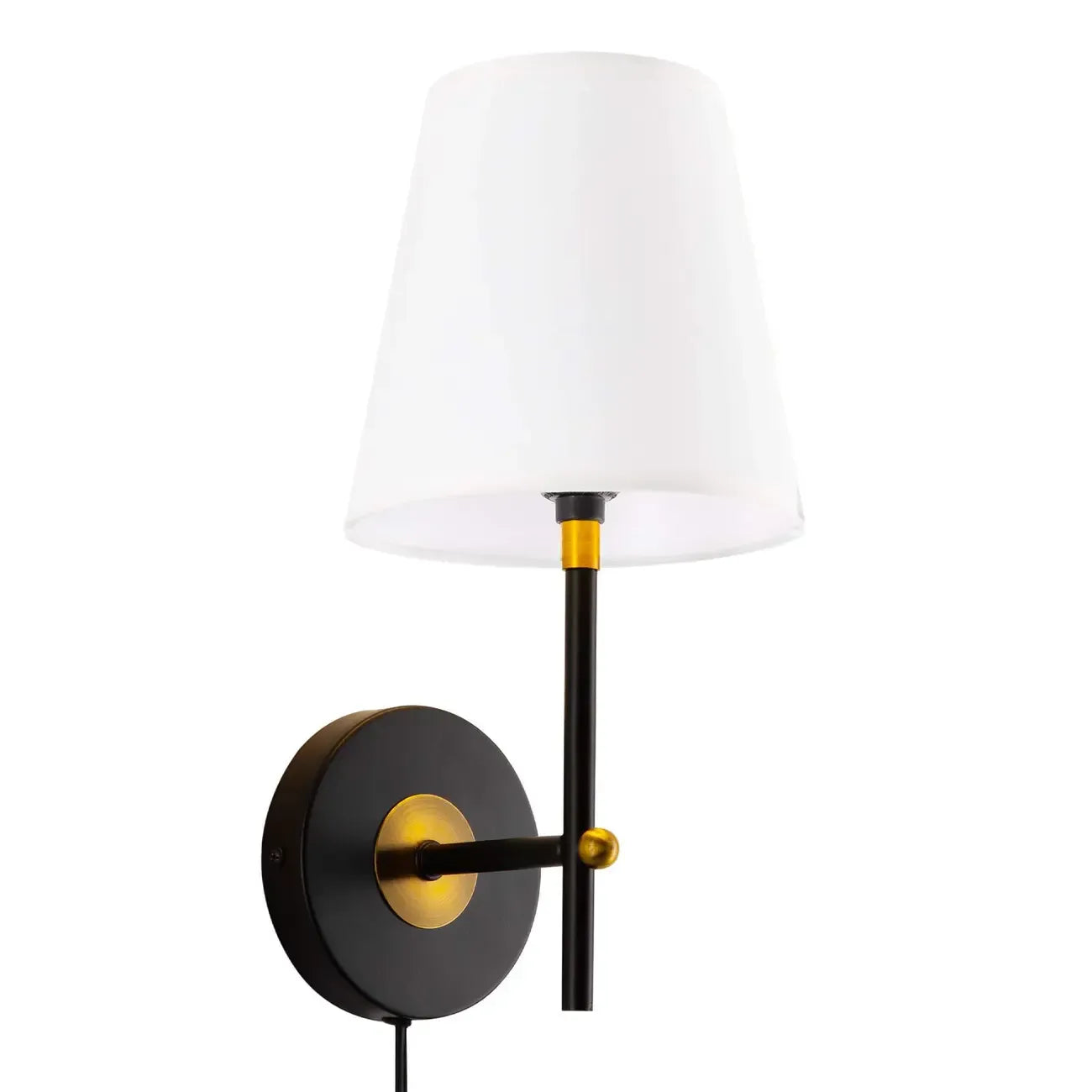 Applique murale contemporaine en métal et tissu, style minimaliste