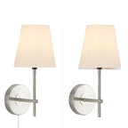 Applique murale contemporaine en métal et tissu, style minimaliste