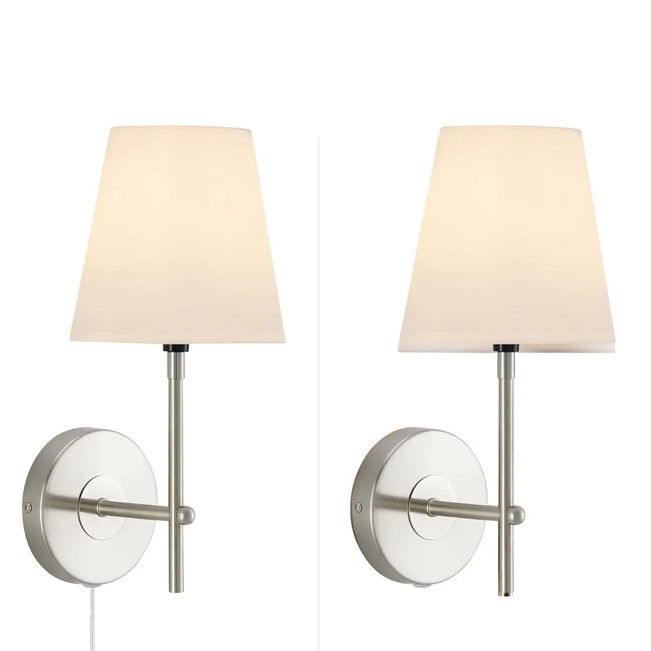 Applique murale contemporaine en métal et tissu, style minimaliste