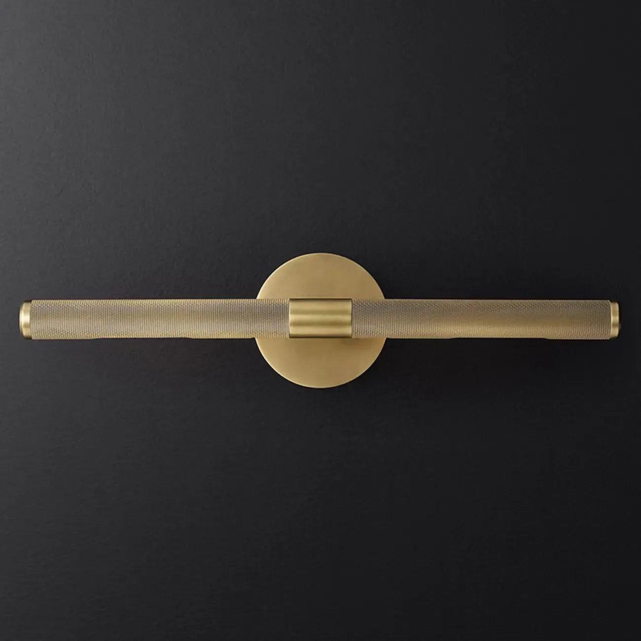 Applique murale moderne noire à 2 tubes pour salle de bain