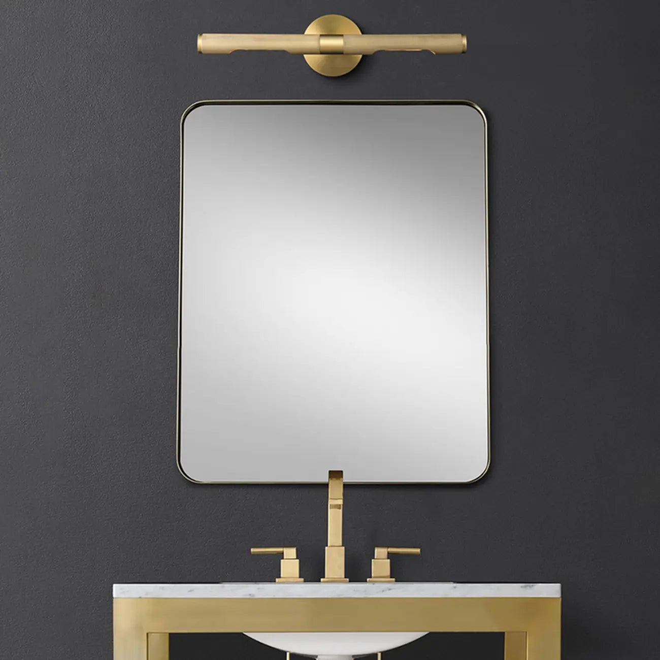 Applique murale moderne noire à 2 tubes pour salle de bain