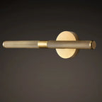 Applique murale moderne noire à 2 tubes pour salle de bain