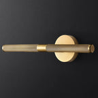 Applique murale moderne noire à 2 tubes pour salle de bain