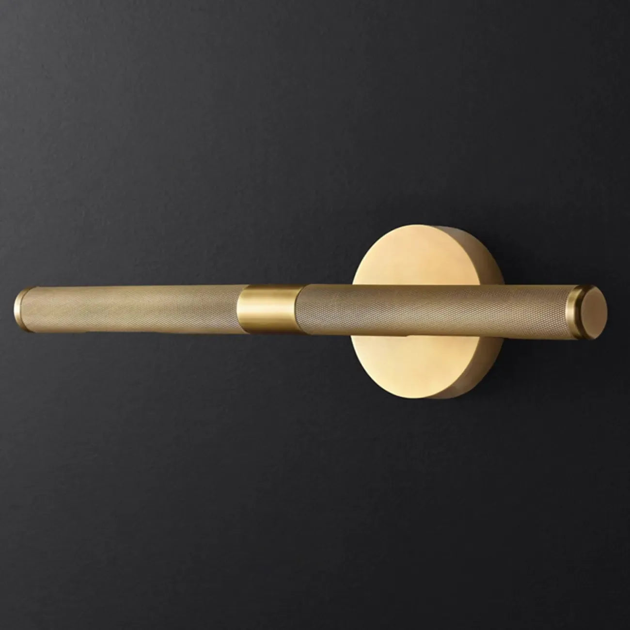 Applique murale moderne noire à 2 tubes pour salle de bain