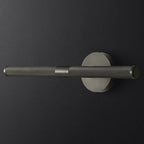 Applique murale moderne noire à 2 tubes pour salle de bain