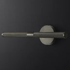 Applique murale moderne noire à 2 tubes pour salle de bain
