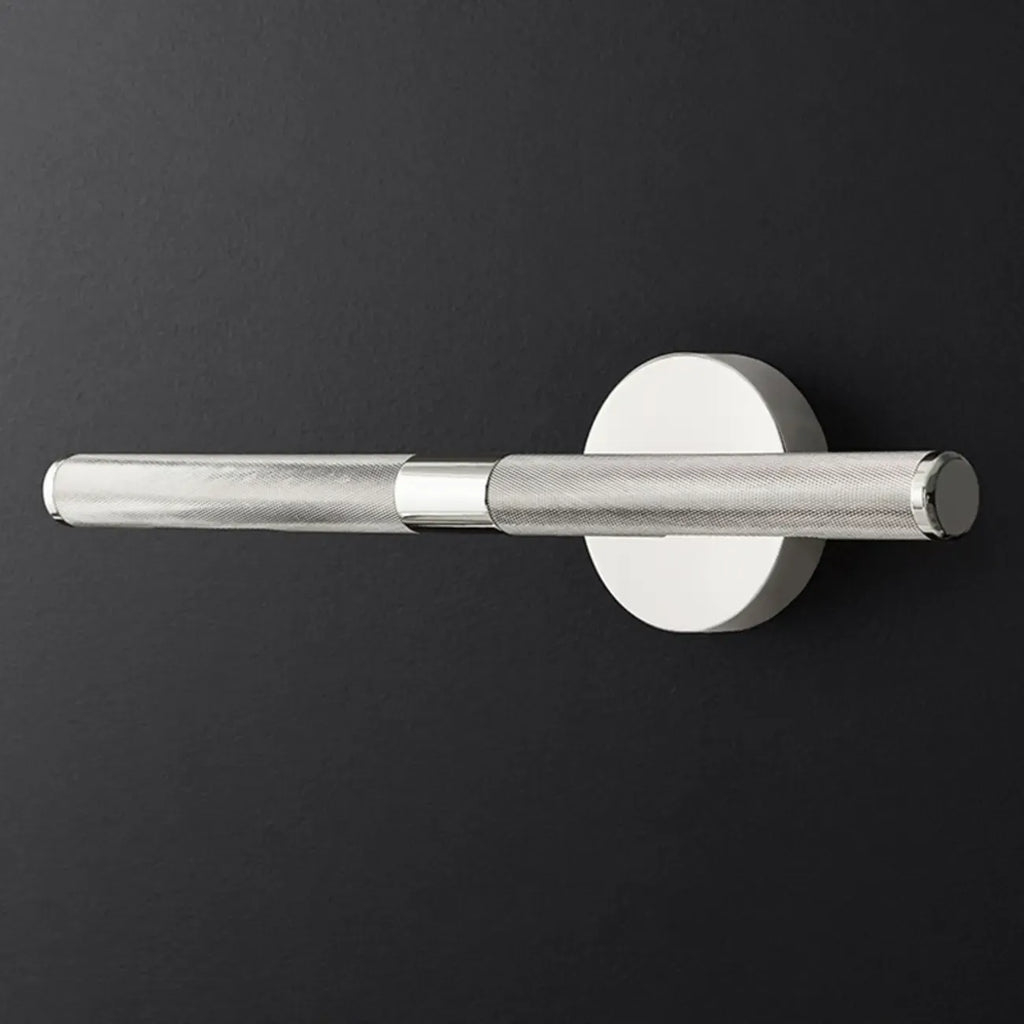Applique murale moderne noire à 2 tubes pour salle de bain
