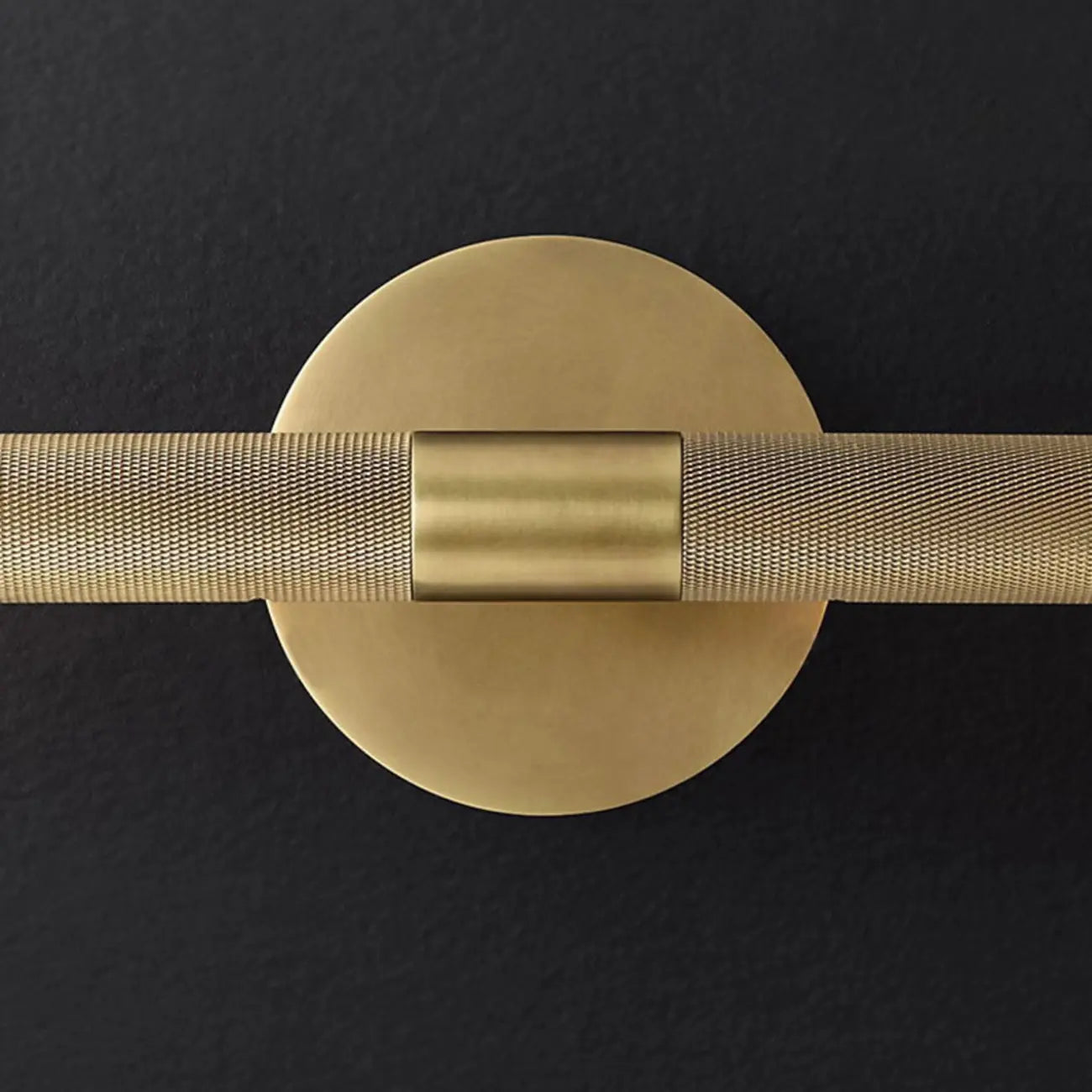 Applique murale moderne noire à 2 tubes pour salle de bain