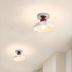 Plafonnier semi-encastré élégant à LED en résine pour la décoration intérieure