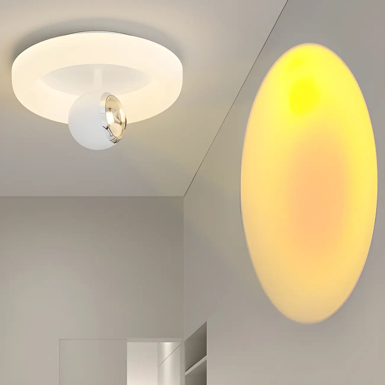 Plafoniera a LED moderna da 5 a 9 pollici per ingresso