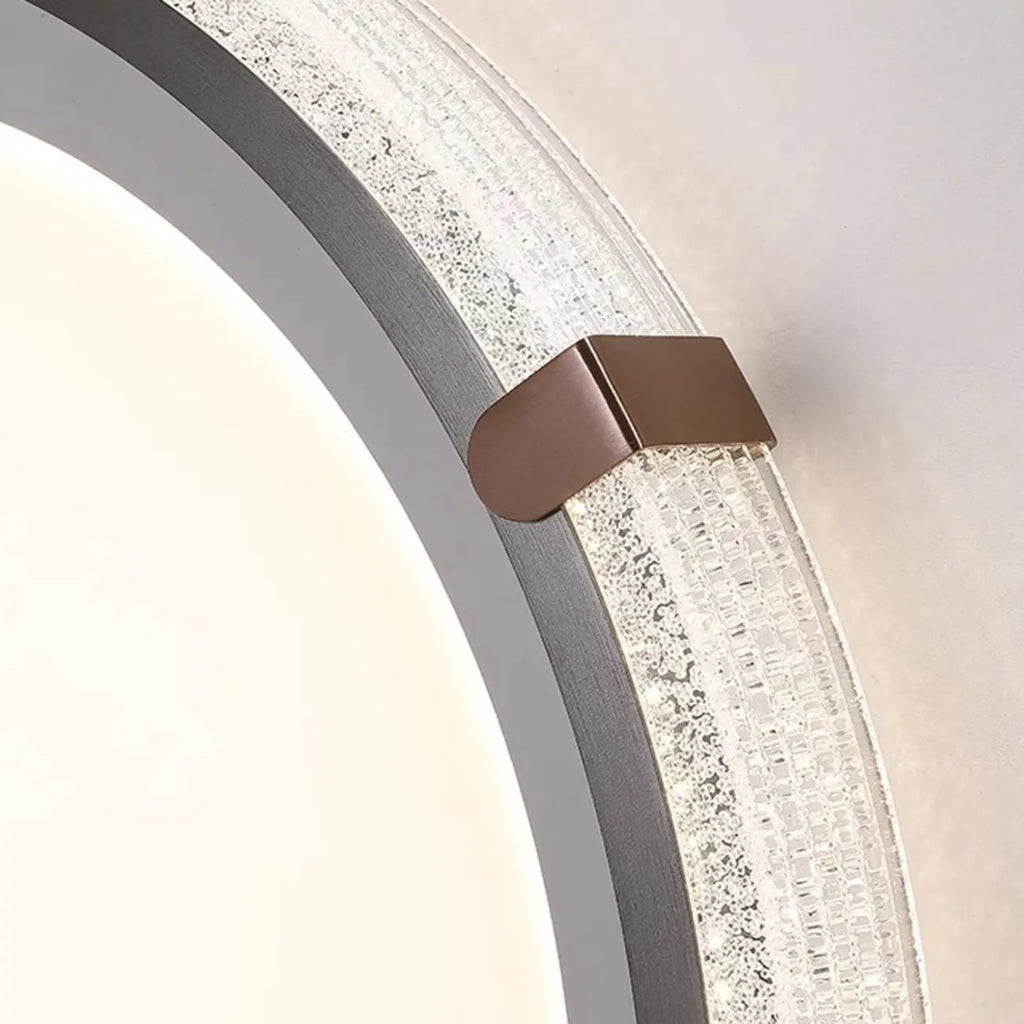 Plafonnier LED blanc à intensité variable pour salon