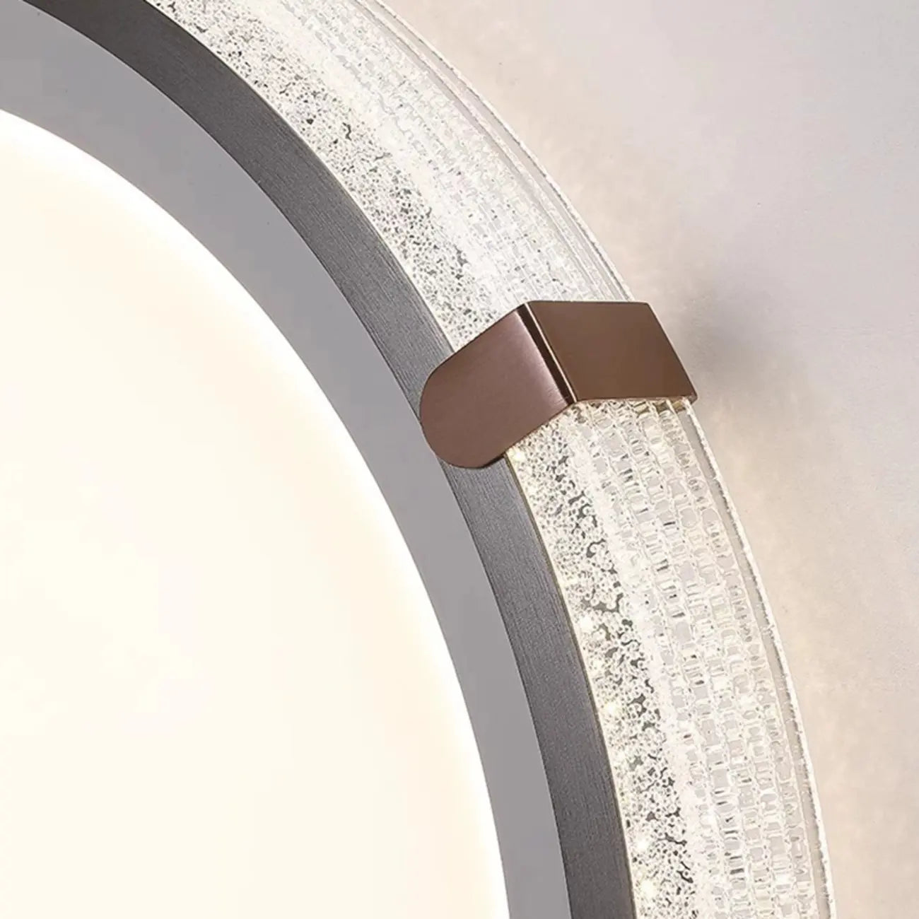 Plafonnier LED blanc à intensité variable pour salon