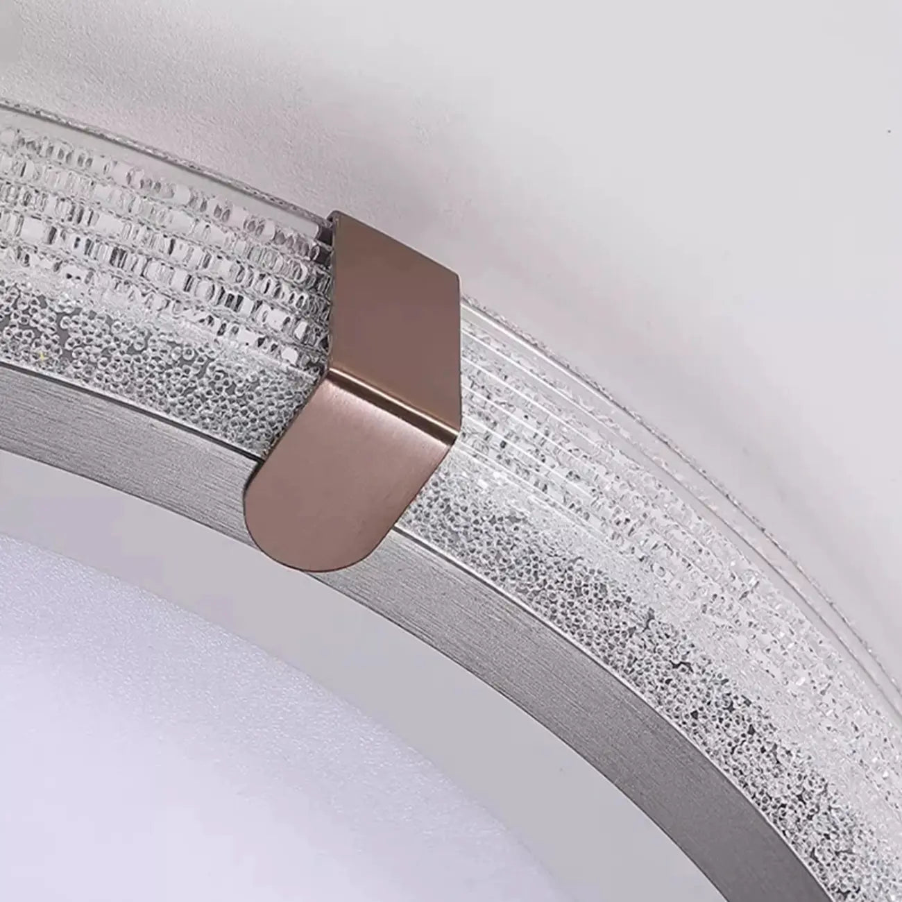 Plafonnier LED blanc à intensité variable pour salon