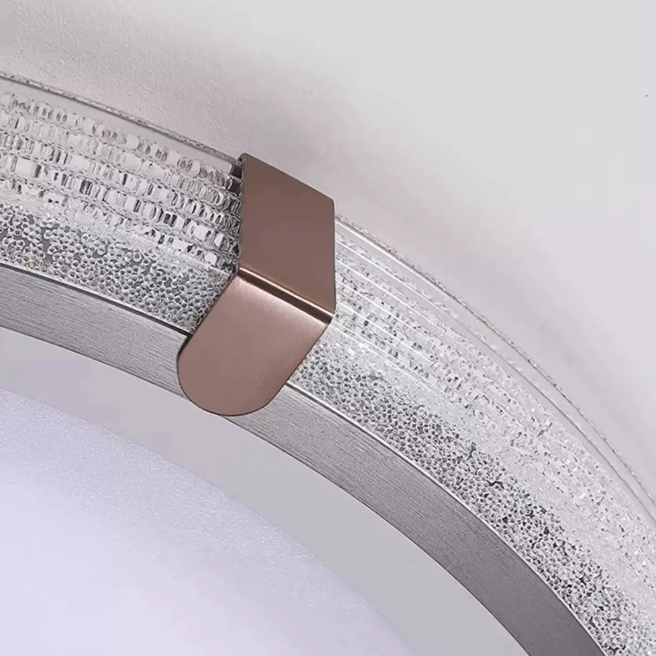 Plafonnier LED blanc à intensité variable pour salon