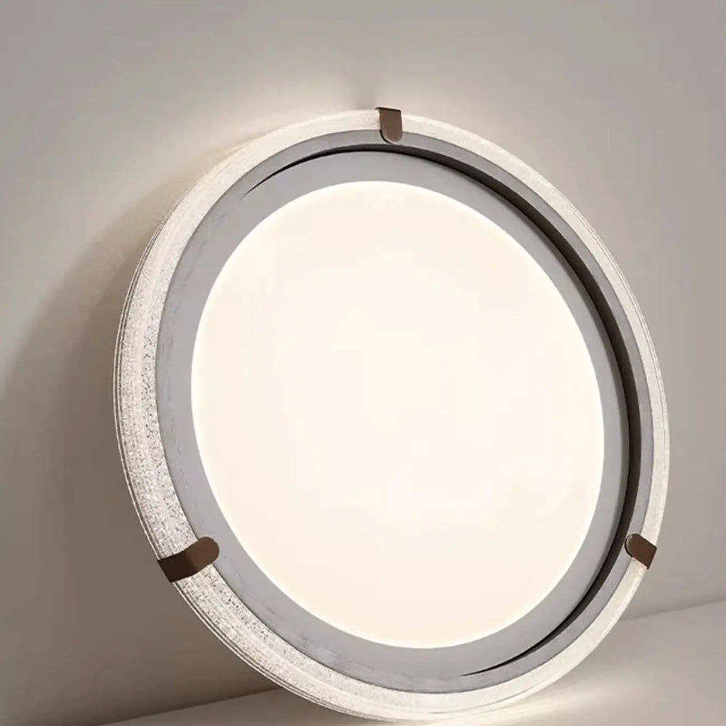 Plafonnier LED blanc à intensité variable pour salon