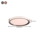 Plafonnier LED blanc à intensité variable pour salon