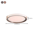 Plafonnier LED blanc à intensité variable pour salon