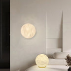 Applique murale globe Art Déco avec base en métal doré