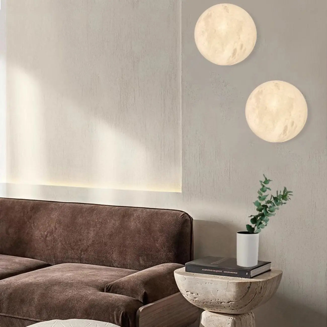 Applique murale globe Art Déco avec base en métal doré