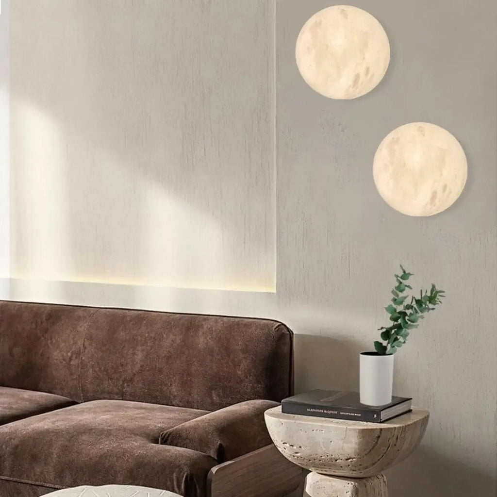 Applique murale globe Art Déco avec base en métal doré