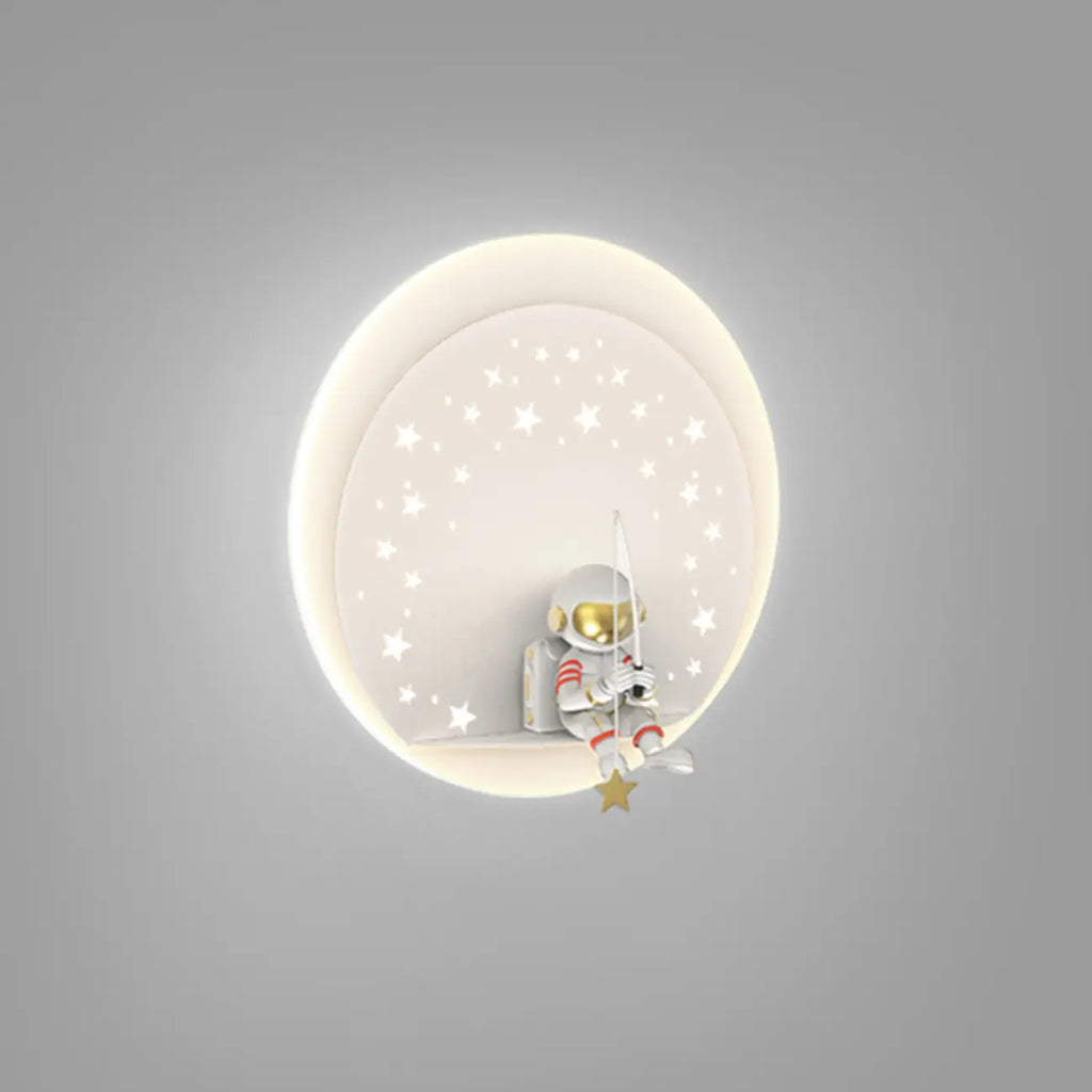 Applique murale LED Astronaute à intensité variable pour éclairage de chambre