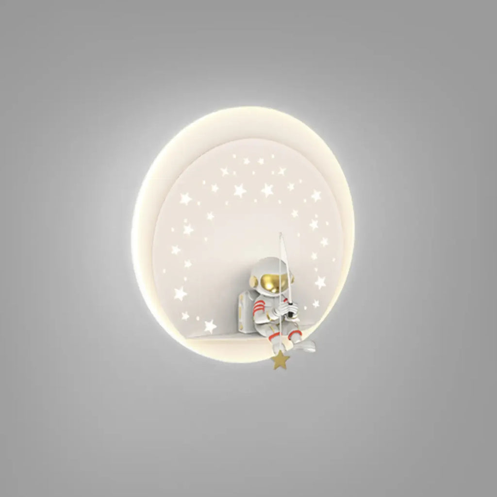 Applique murale LED Astronaute à intensité variable pour éclairage de chambre