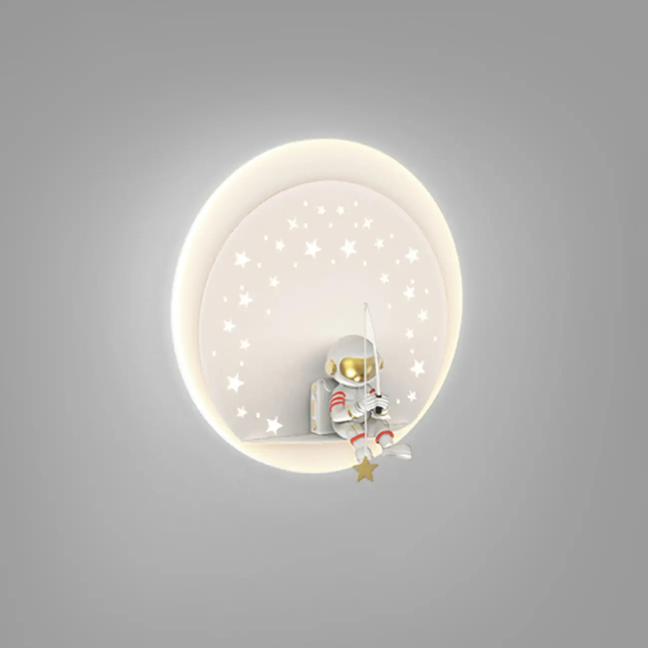 Applique murale LED Astronaute à intensité variable pour éclairage de chambre