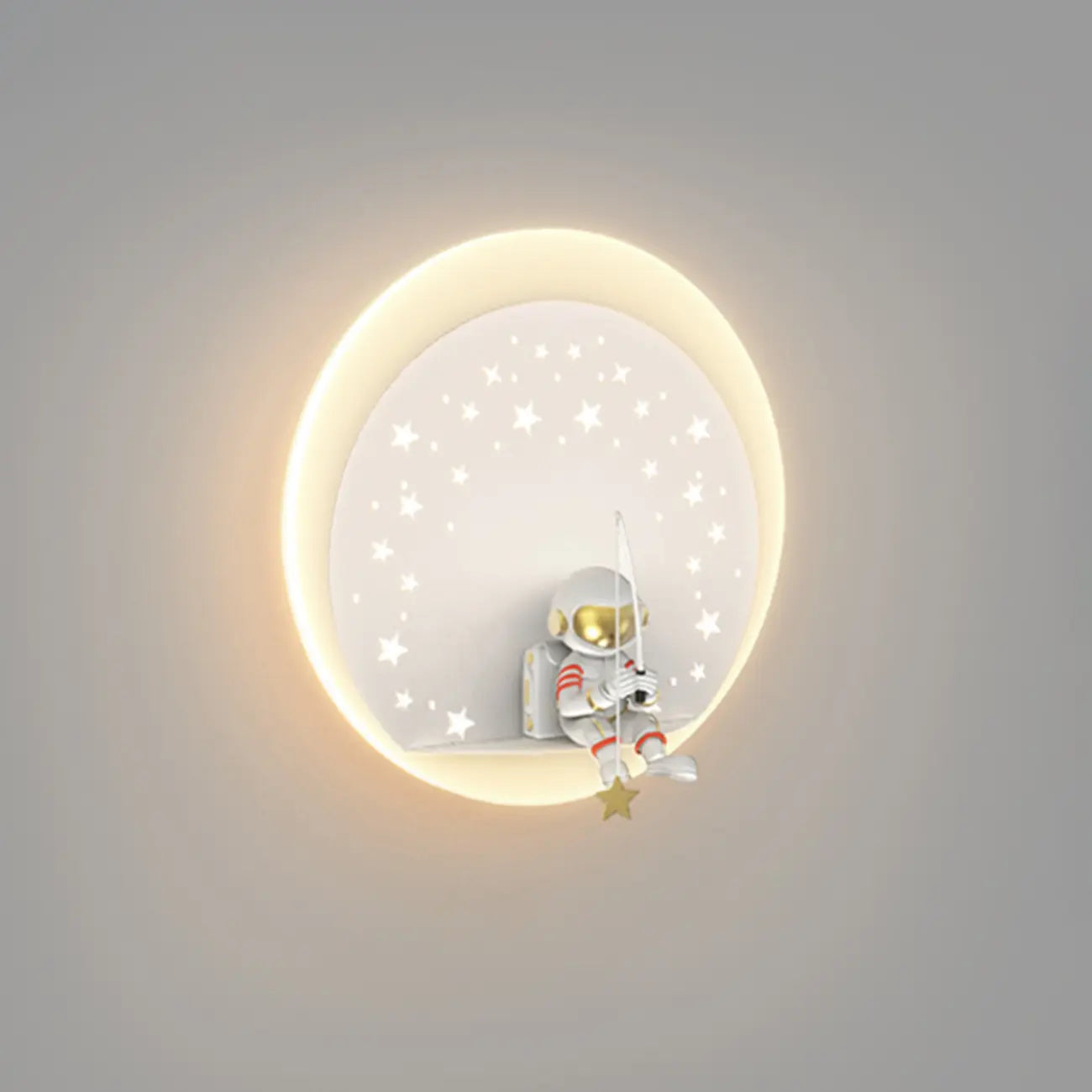 Applique murale LED Astronaute à intensité variable pour éclairage de chambre