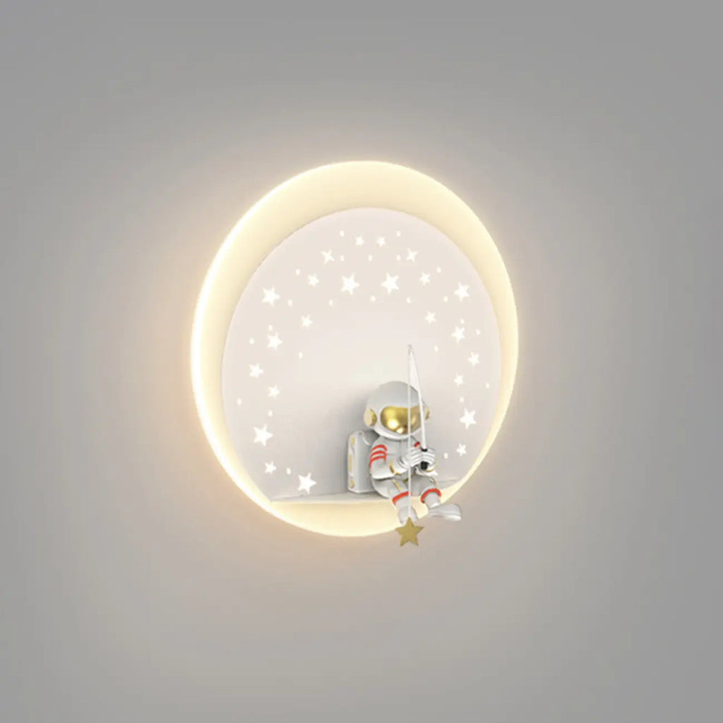 Applique murale LED Astronaute à intensité variable pour éclairage de chambre