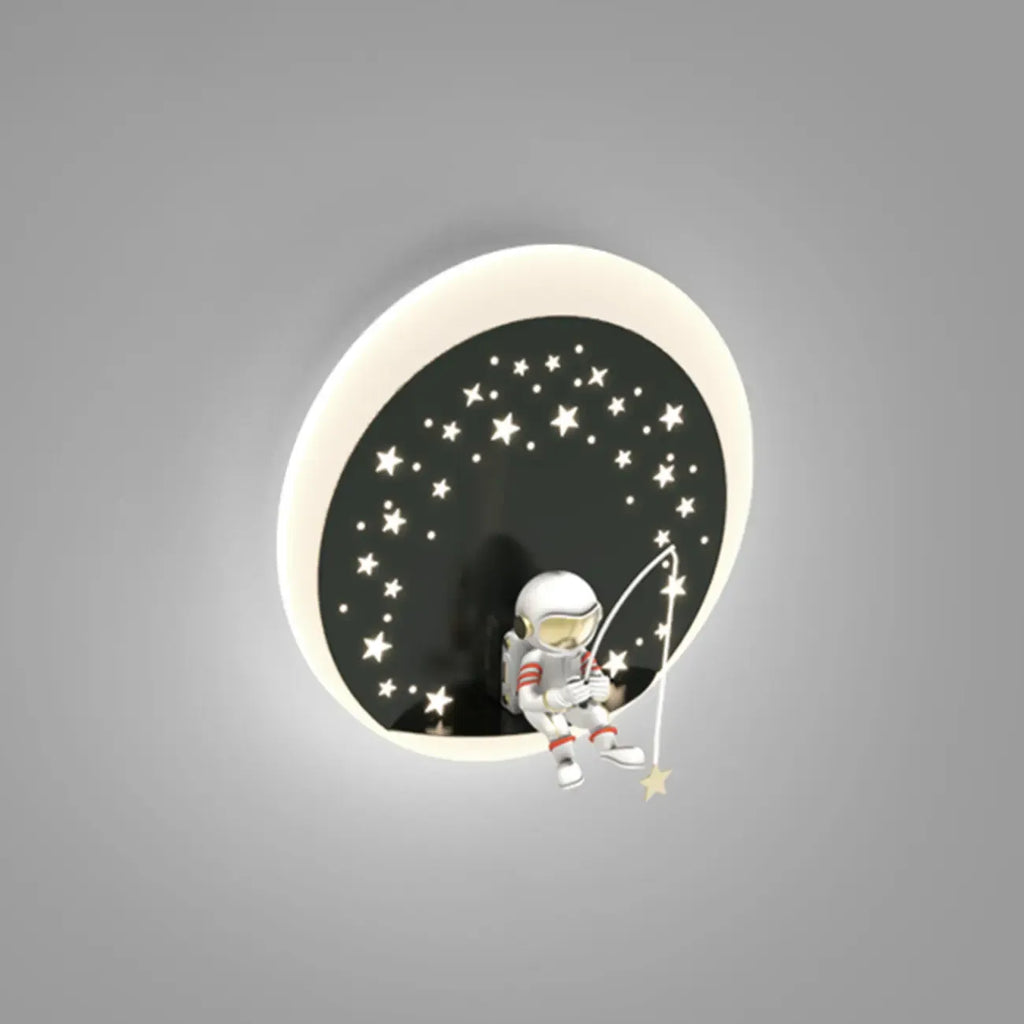 Applique murale LED Astronaute à intensité variable pour éclairage de chambre
