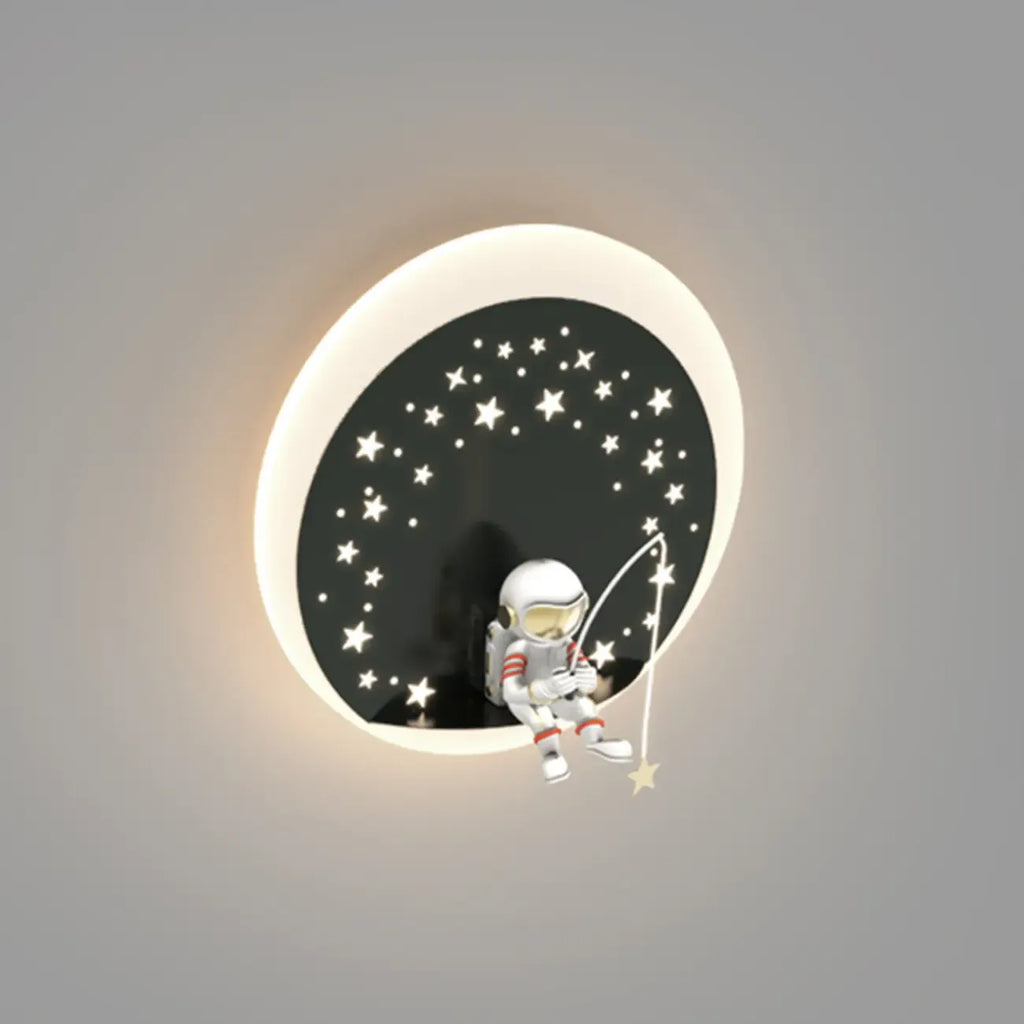 Applique murale LED Astronaute à intensité variable pour éclairage de chambre