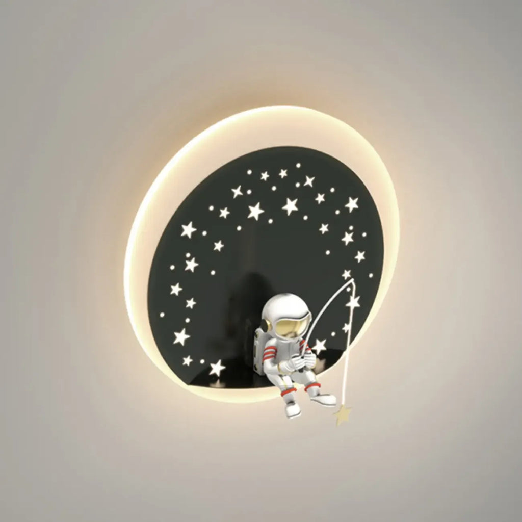 Applique murale LED Astronaute à intensité variable pour éclairage de chambre