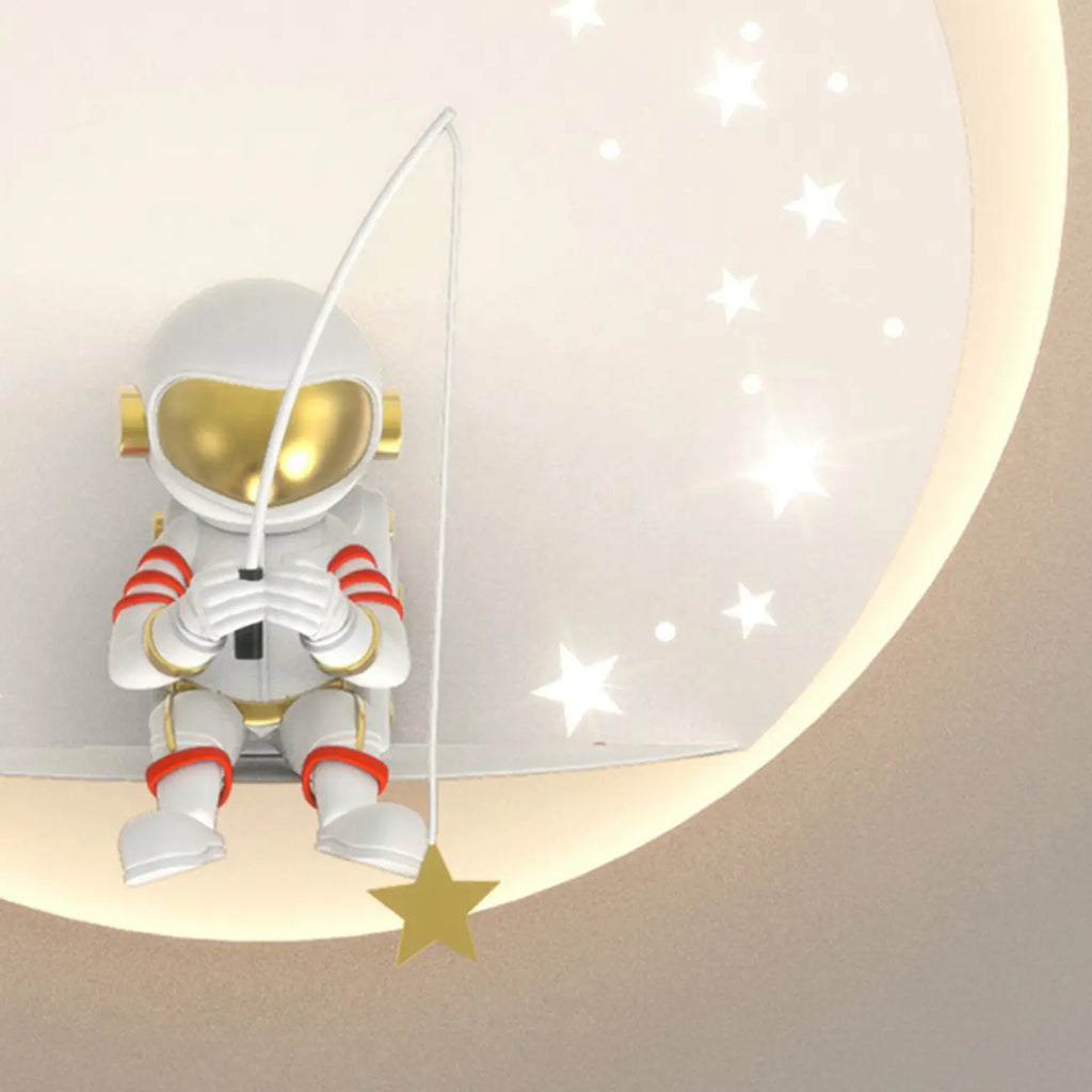 Applique murale LED Astronaute à intensité variable pour éclairage de chambre