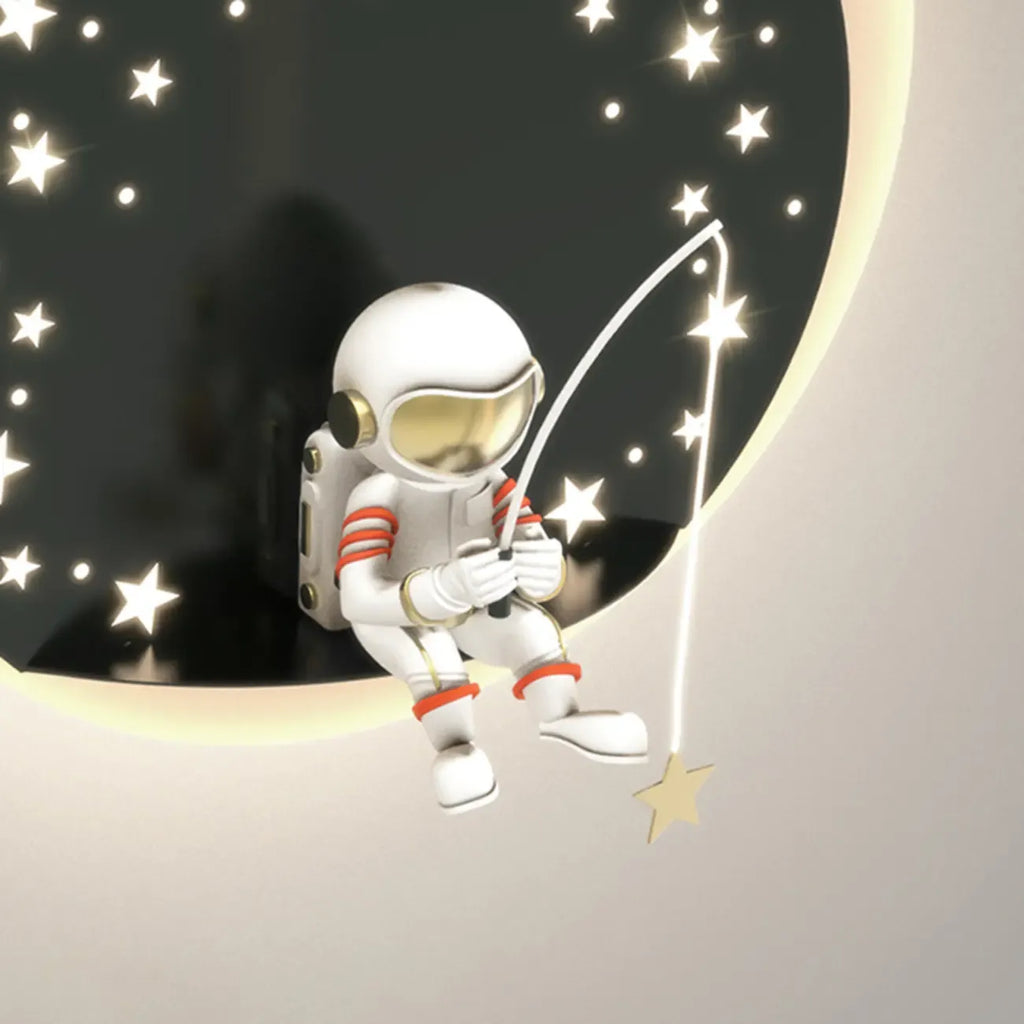 Applique murale LED Astronaute à intensité variable pour éclairage de chambre