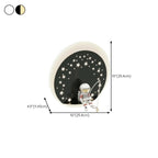 Applique murale LED Astronaute à intensité variable pour éclairage de chambre