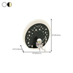 Applique murale LED Astronaute à intensité variable pour éclairage de chambre