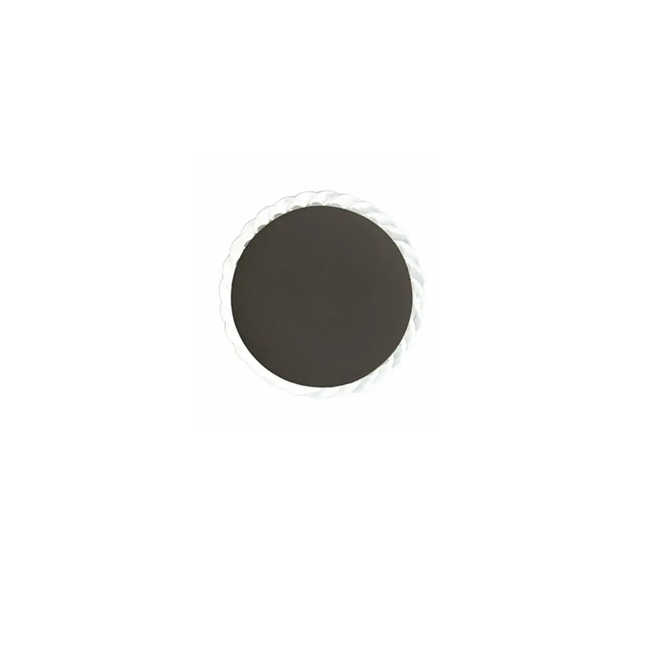 Applique murale minimaliste ronde en métal en forme de soleil