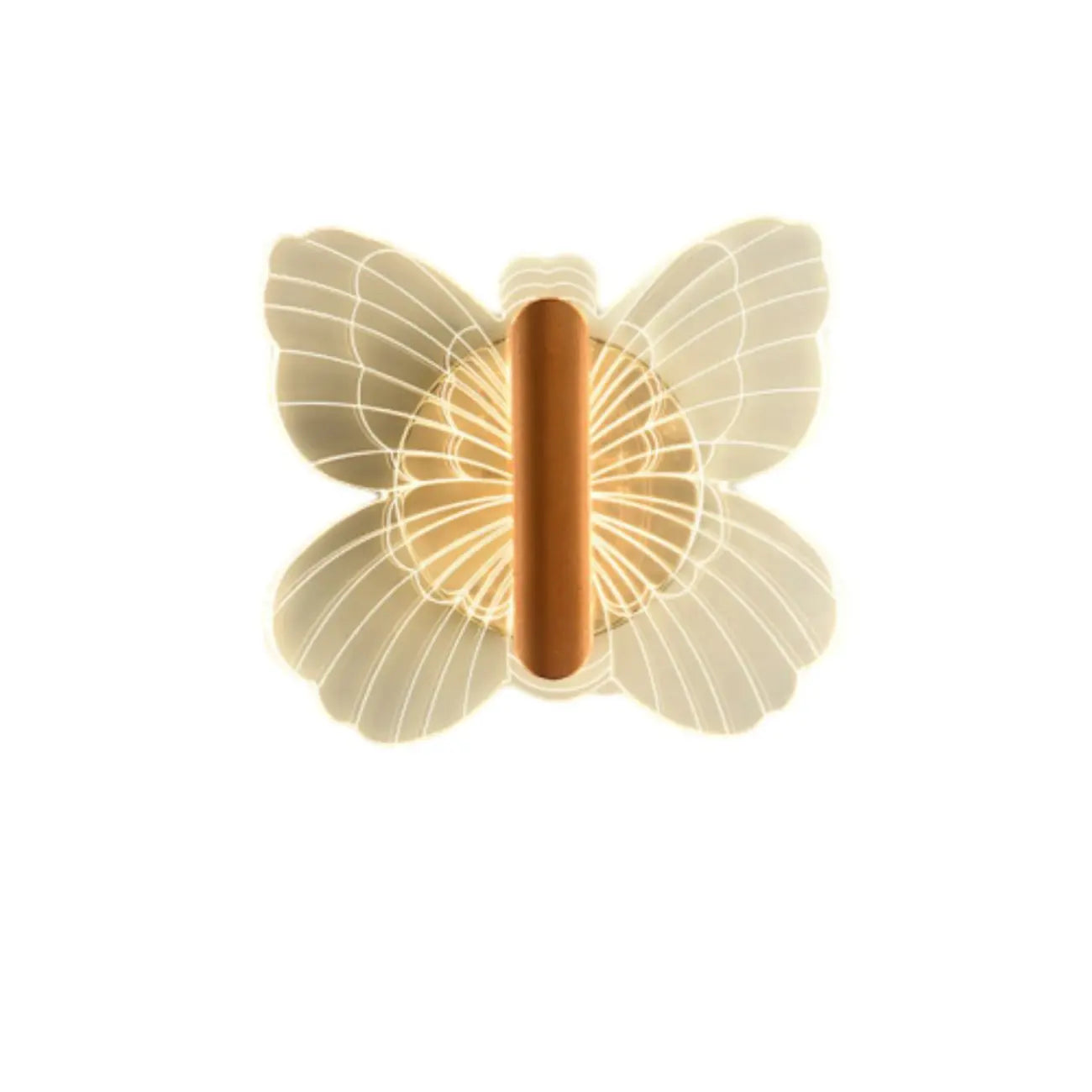 Applique murale papillon en cristal à intensité variable pour la décoration de la chambre