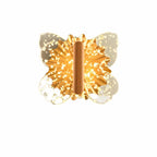 Applique murale papillon en cristal à intensité variable pour la décoration de la chambre
