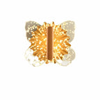 Applique murale papillon en cristal à intensité variable pour la décoration de la chambre