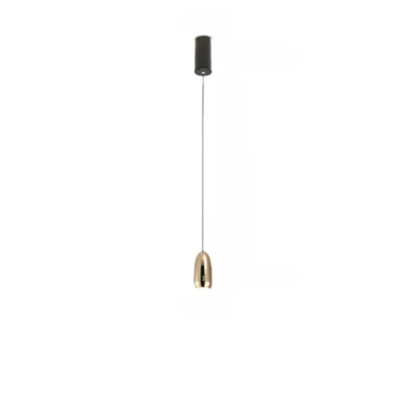 Mini suspension lumineuse LED géométrique simple en aluminium