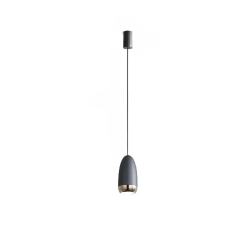 Mini suspension lumineuse LED géométrique simple en aluminium