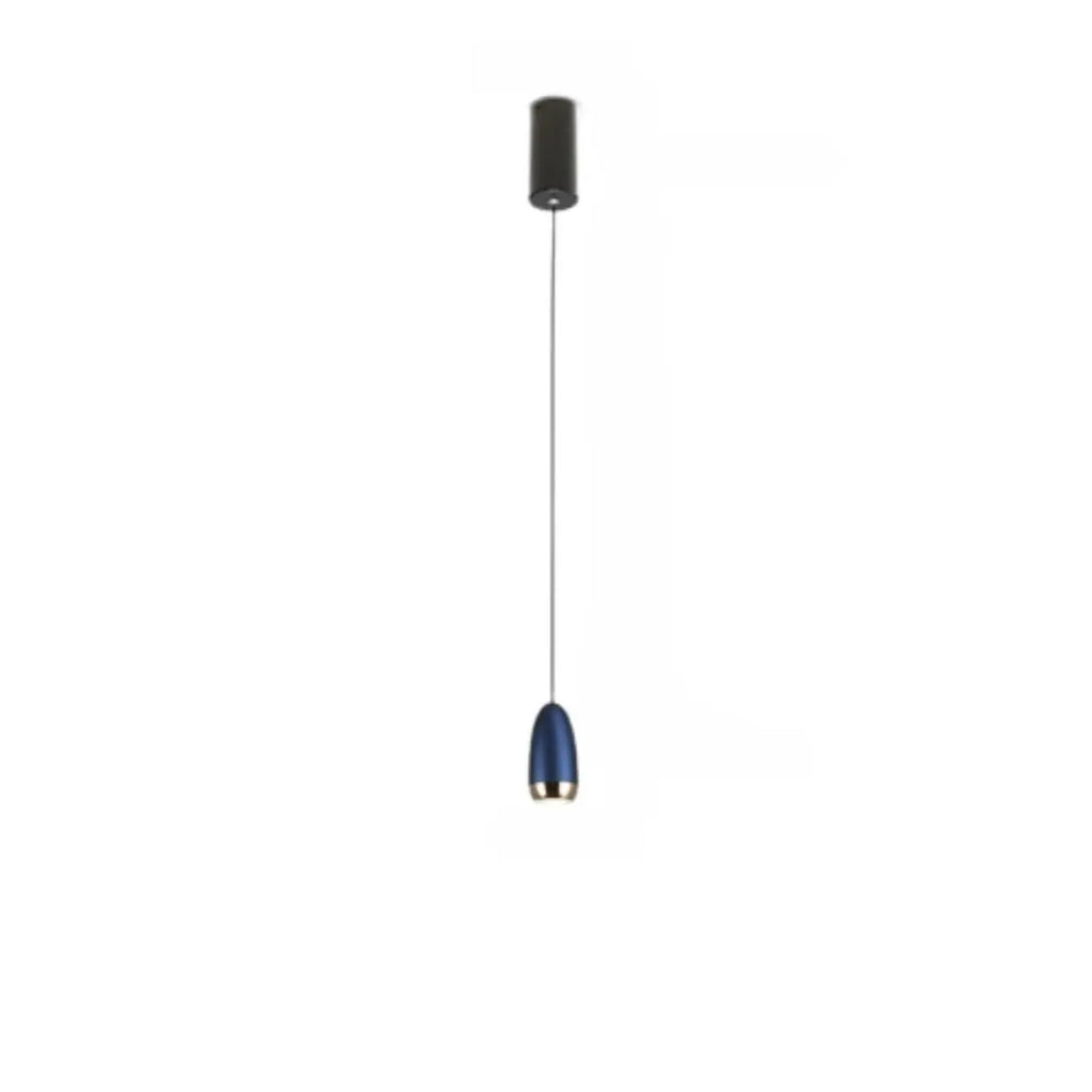 Mini suspension lumineuse LED géométrique simple en aluminium
