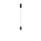 Mini suspension lumineuse LED géométrique simple en aluminium