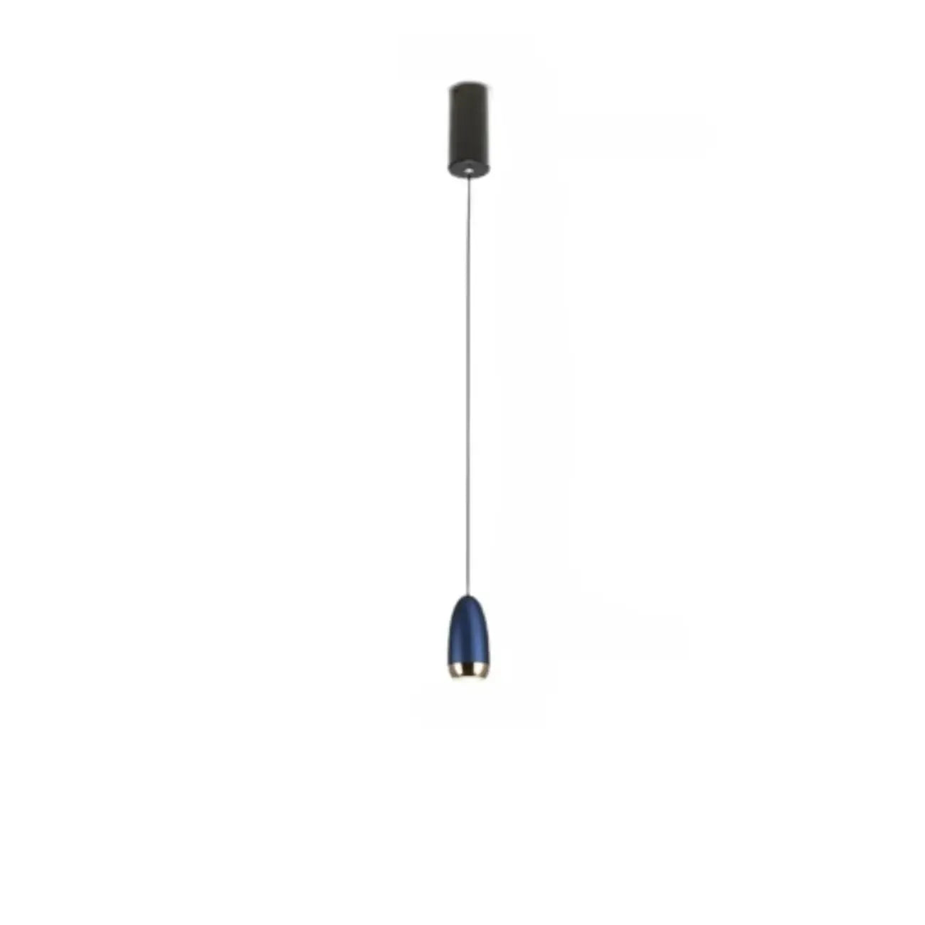 Mini suspension lumineuse LED géométrique simple en aluminium