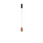 Mini suspension lumineuse LED géométrique simple en aluminium