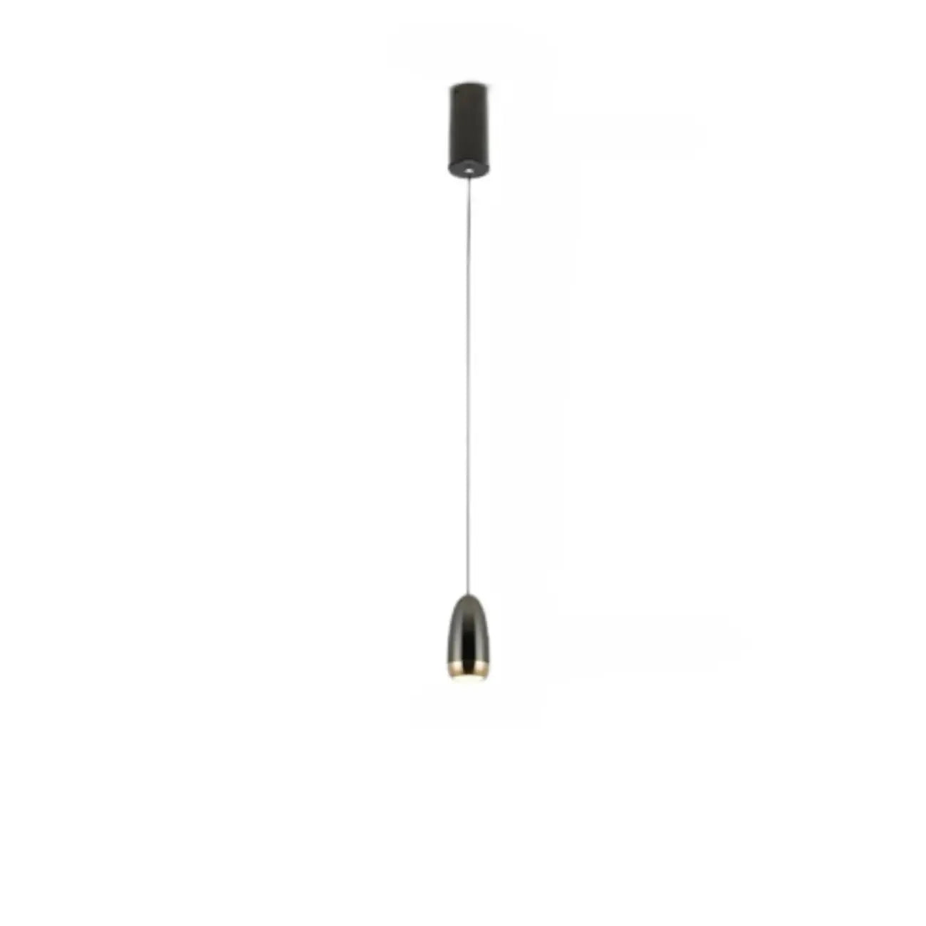 Mini suspension lumineuse LED géométrique simple en aluminium
